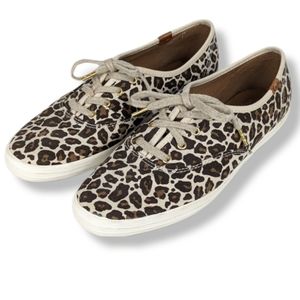 keds leopard loafers
